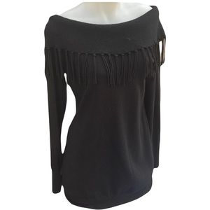 Off the Shoulders Black Sweater M